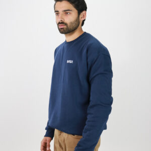 Basic Sweatshirts Navy Blue
